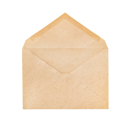 open envelope is highlighted on a white background