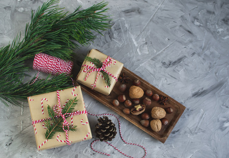 Christmas Pine Cones Nuts