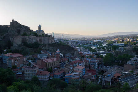 View from Lookout Point onto Tbilisi, Georgia