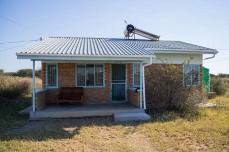 Middleclass Home in Letlhakeng in Botswana, Africaのeditorial素材