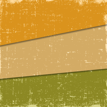 Set grunge retro vintage vector backgrounds with dust. Three layers with editable EPS10 vector texture in different colors.のイラスト素材