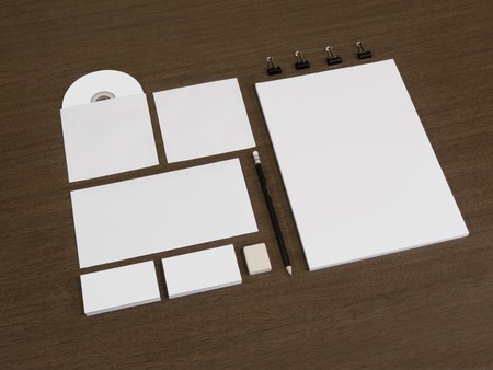 Photo template for branding identity. Graphic designers presentations and portfolios.