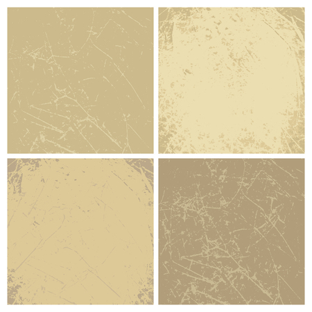 Collection of vintage backgrounds. distressed textures.のイラスト素材