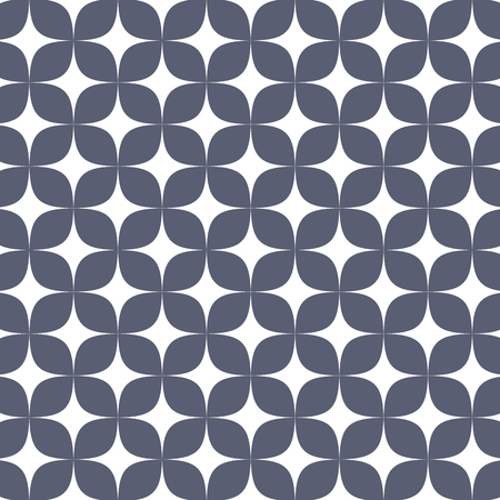 Vector pattern. Abstract stylish background with abstract star and flower or flora. pattern is on swatches panelのイラスト素材