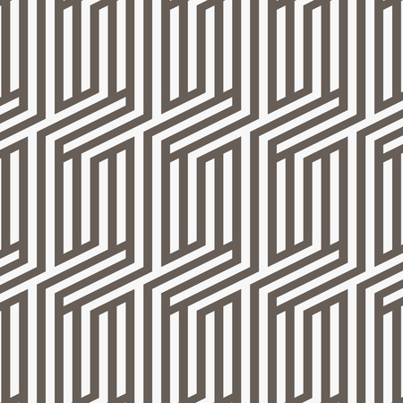 Vector pattern. Modern geometric texture. Repeating abstract background. bold striped elements.graphic clean design for fabric, event, wallpaper etc. pattern is on swatches panelのイラスト素材