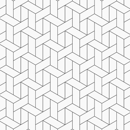 linear pattern with crossing thin poly lines, polygons. Abstract geometric texture.のイラスト素材