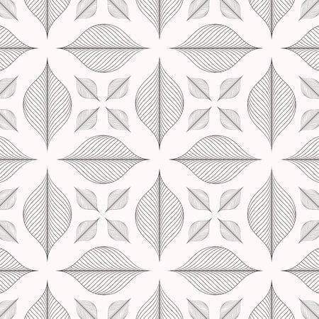 Vector pattern, repeating abstract petals of flower on hexagon shape. Graphic clean for fabric, wallpaper, printing. Patter is on swatches panelのイラスト素材