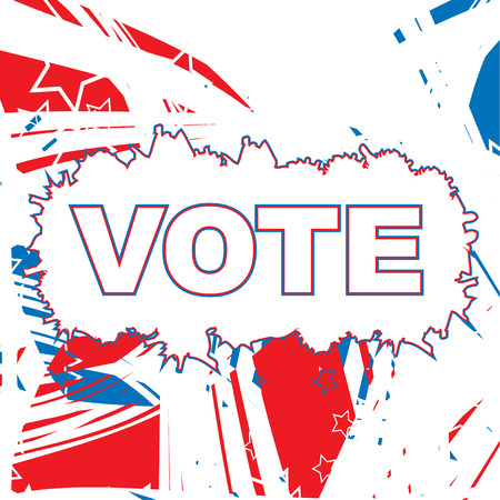 USA election patriotic background vector illustrationのイラスト素材