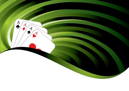 gambling background with casino elements, illustration