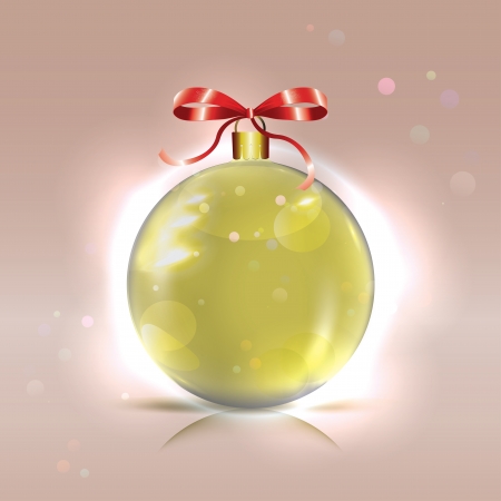 Christmas shiny golden bauble, eps10 vector illustration のイラスト素材