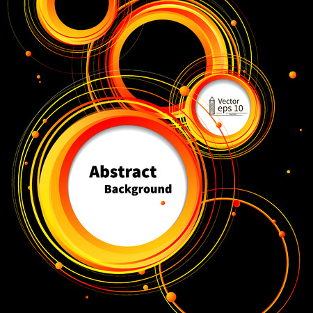 Abstract Circles background  summer poster  vectorのイラスト素材