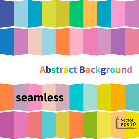 Abstract colors background, rainbow stickers, vector illustrationのイラスト素材