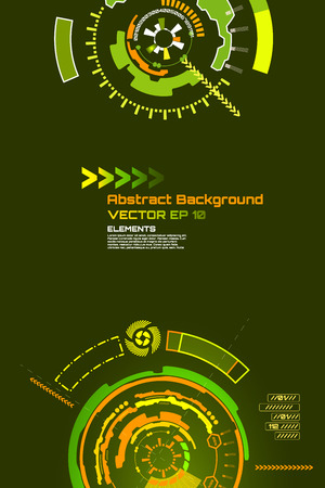 sci-fi abstract background for futuristic high tech design - vectorのイラスト素材