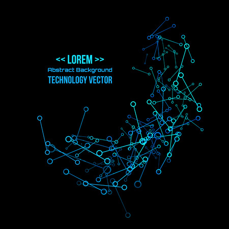Technology futuristic digital background, Vector illustrationのイラスト素材