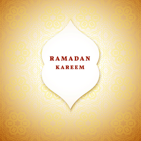 Ramadan greetings background. Ramadan Kareem means Ramadan the Generous Monthのイラスト素材
