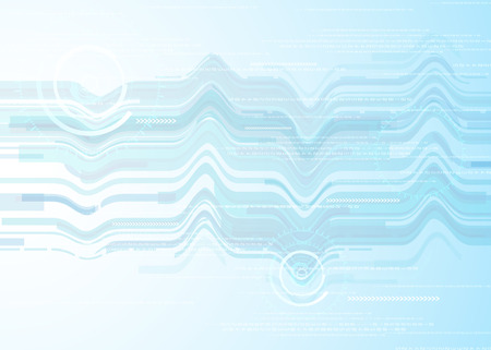 vector background abstract technology communication concept,futuristic background, techno circleのイラスト素材
