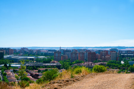 Valldolid, spain - 27 July 2020: Beautiful landscape of Valldolid City spain