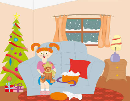 Christmas giftsのイラスト素材