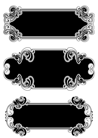 Black frames のイラスト素材