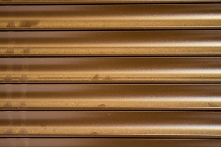 garage door stripped texture and metal backgroundの写真素材