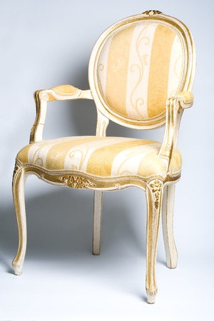 Modern chair shoot with a shadowの写真素材