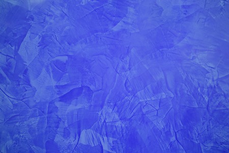 Abstract art brush stroke painting background in blue colorの写真素材