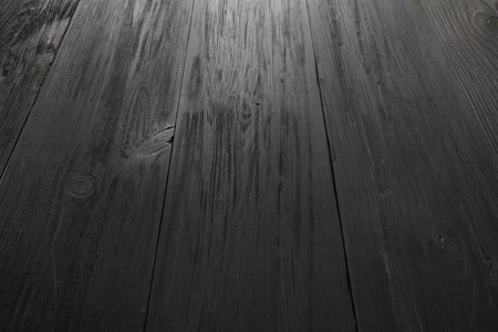 Black rustic wood texture and background.の写真素材