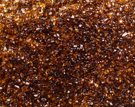 Brown Amber stones background. Close up of natural gems, jewels placer texture. Beauty, jewelry conceptの写真素材