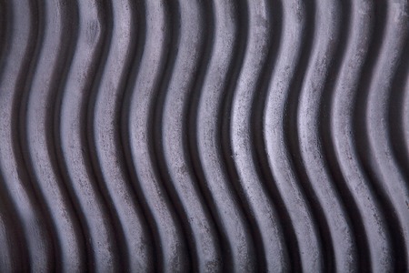 Dark wavy texture background. Black rustic surfaceの写真素材