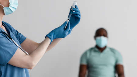 vaccine, new normal, virus, blurredの写真素材