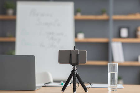 Distance education, new normal and social distancingの写真素材