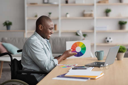 Business remote, businessman, manager or designer consulting client at home