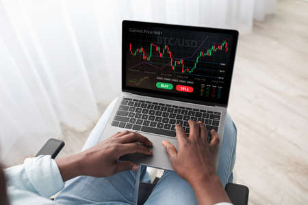 Covid-19 quarantine and modern work at home, business conceptの写真素材