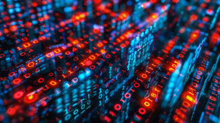 Digital Data Stream in Cyberspaceの素材