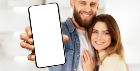 Real Estate Concept. Couple Holding New House Keysの写真素材