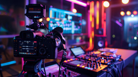 Camera Recording Music Production Studioの素材