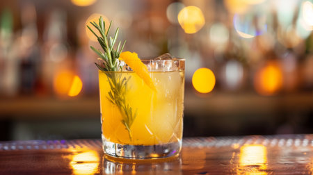 Close-Up of Refreshing Drink on Tableの素材