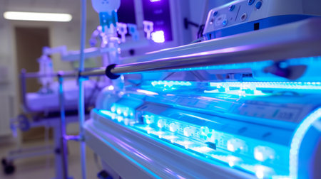 Hospital Room Filled With Medical Equipmentの素材