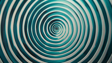 Blue and White Swirl Pattern on Black Backgroundの素材