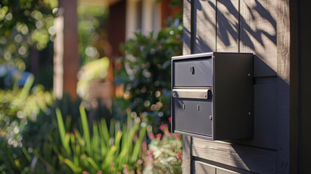 Mailbox Mounted on Side of Houseの素材