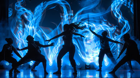 Group of People Dancing on Stageの素材