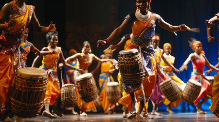 Group of People on Stageの素材