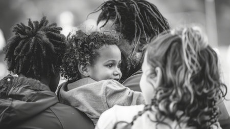 Group of People Standing Togetherの素材