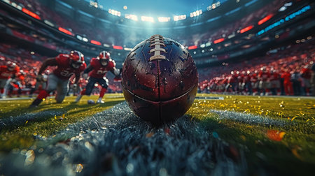 Football on Fieldの素材