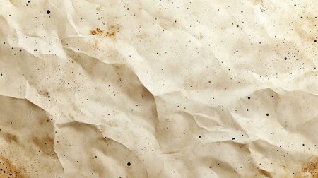 Wrinkled brown paper background with texture details and subtle stains for creative projects and design work. Generative AIの素材