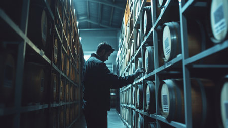 Exploring the Depths of Wine Aging in a Natural Cellar with Innovative Technologyの素材
