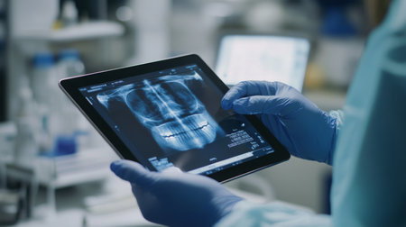 Digital dentistry practice uses advanced technology for patient assessment and careの素材