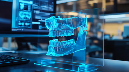 Digital technology enhances dental practices with AI-driven solutions for patient careの素材