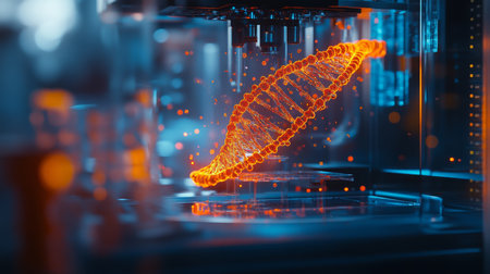 Innovative AI technology visualizes DNA structure for advanced bio-computer researchの素材
