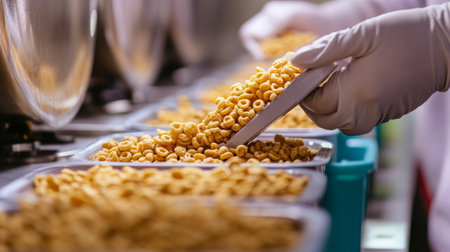 AI technology enhances food production line for cereal processingの素材